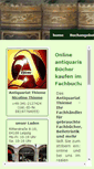 Mobile Screenshot of antiquariat-thieme.de